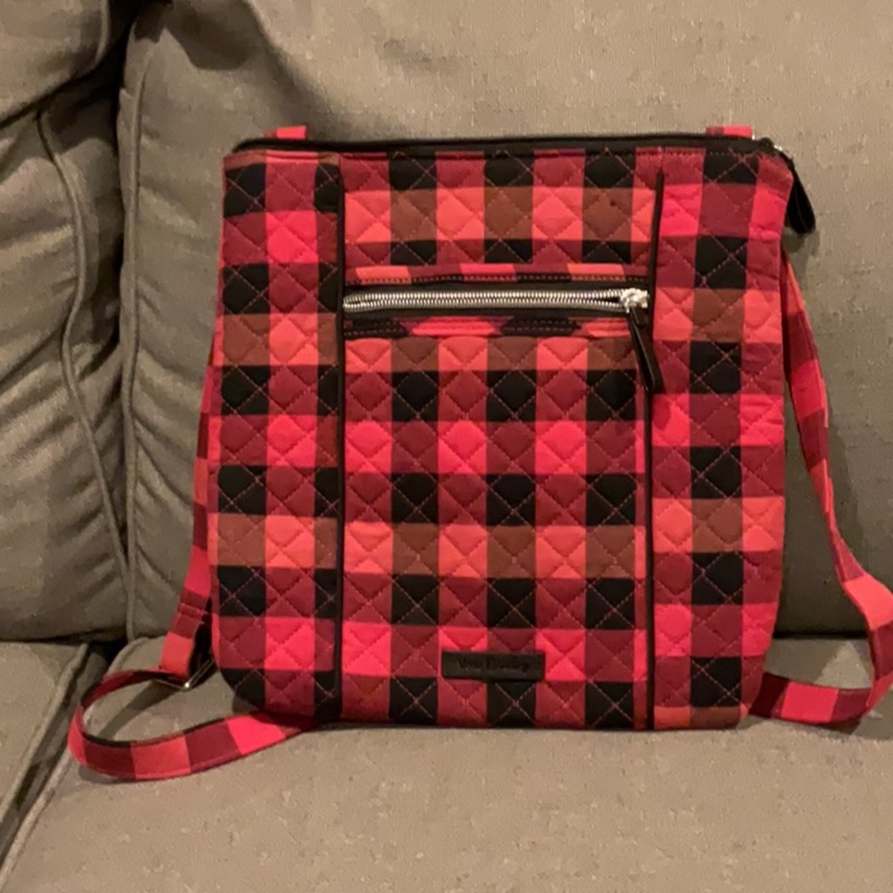 Vera Bradley quilted purse buffalo plaid crossbody